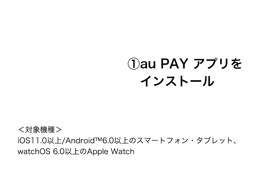 （１）au PAY アプリをインストール